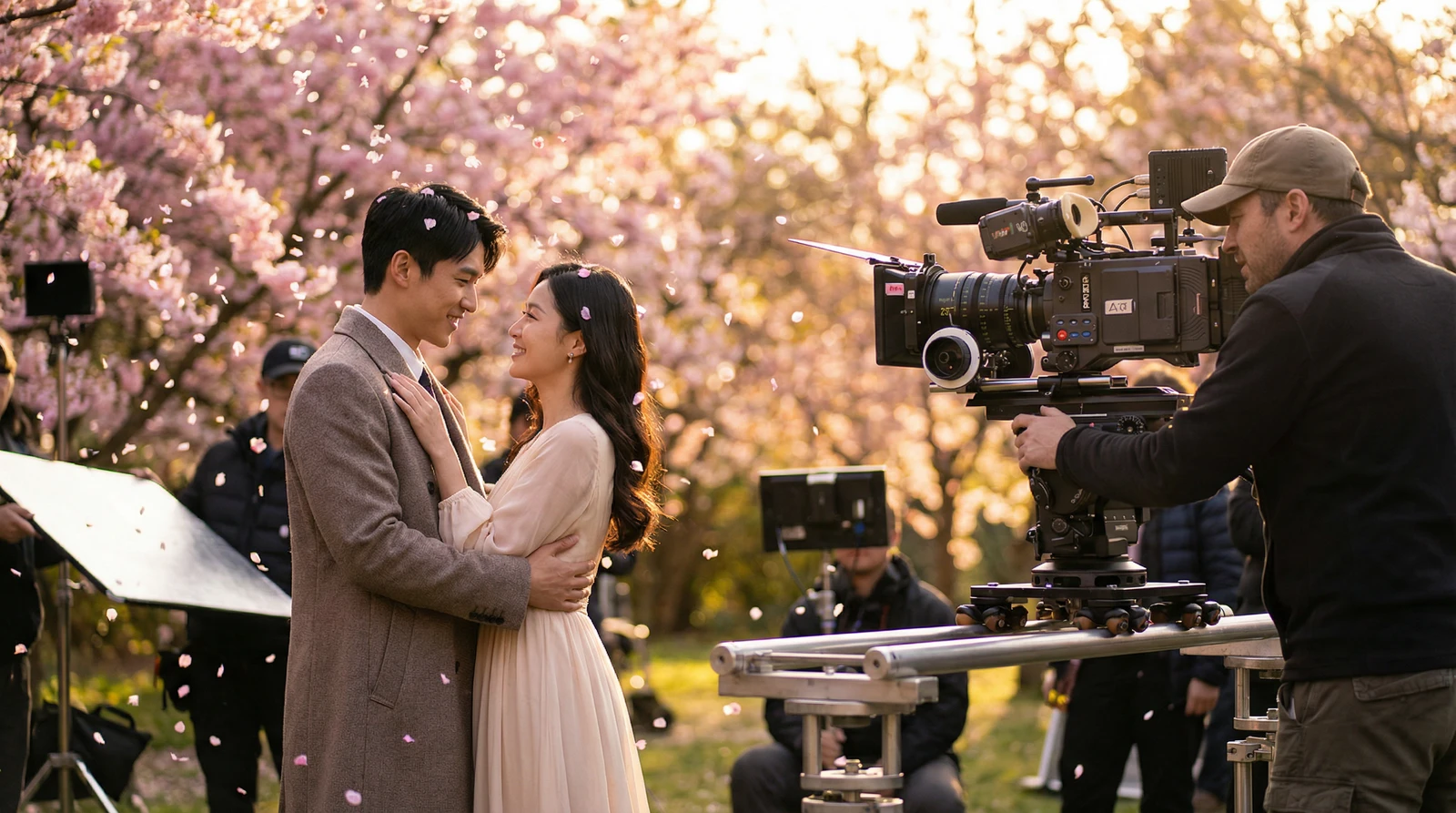 福利姬萝莉岛栏目樱花园浪漫场景拍摄花絮